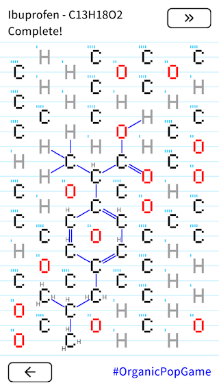 Ibuprofen in Organic Pop